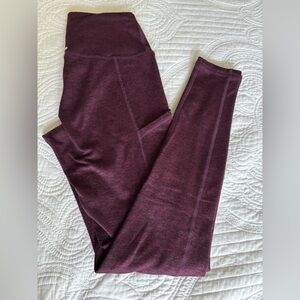 Aerie Maroon Leggings for Women size small